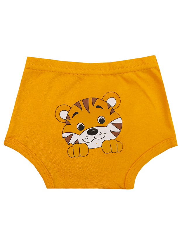 Kit Body Infantil 3 Peças Suedine Safari Dapeen 17369 Mostarda