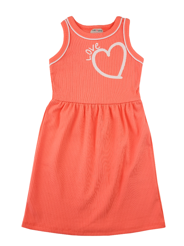 Vestido Infantil Meia Malha Penteado 20415