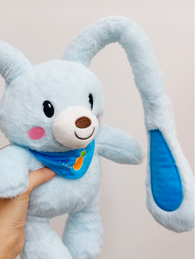 Coelho de Pelúcia 60 cm Páscoa Fizzy Toys 21707 Azul Unico