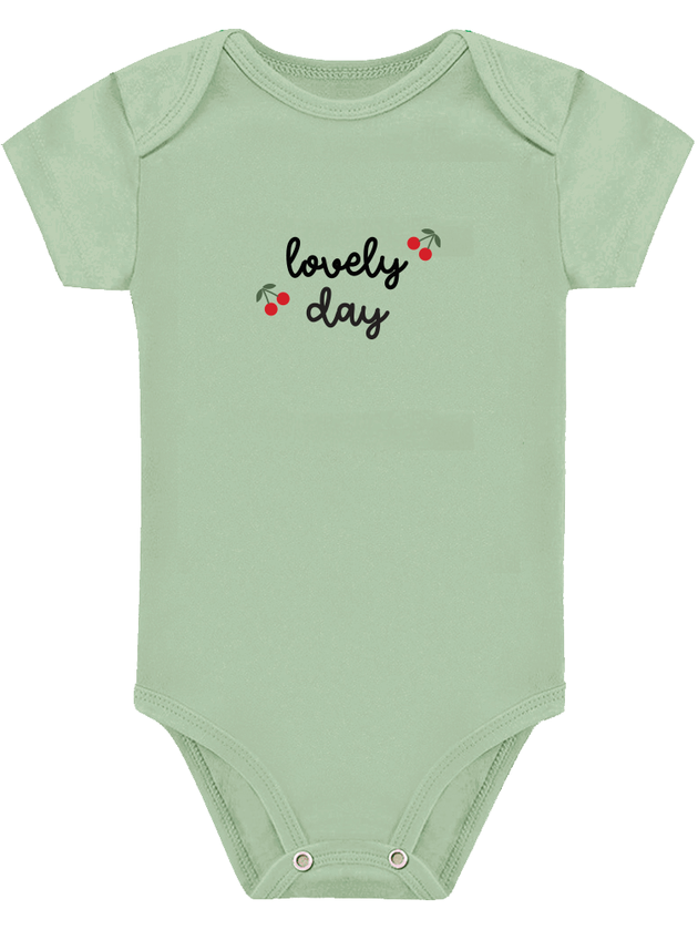 Kit Body Infantil 3 Peças Suedine Cereja Somos Corujas 21701 Verde