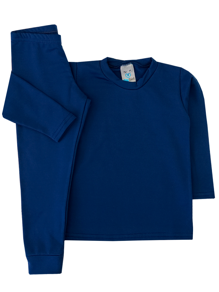 Conjunto Infantil Malha Térmica Sangos 21716 Marinho