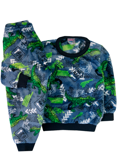 Conjunto Infantil Fleece Peluciado Dino India Baby 20830